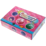 Мяч 6,5 см «Радужный цветочек» (попрыгун с водой и подсветкой) СТИКЕР НА ВЛОЖЕНИЕ