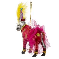 GAEM Украшение новогоднее "Зебра", L11,5 W4 H13 см