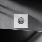 Рамка пластиковая VOLTUM S70 на 1 пост, (белый матовый)