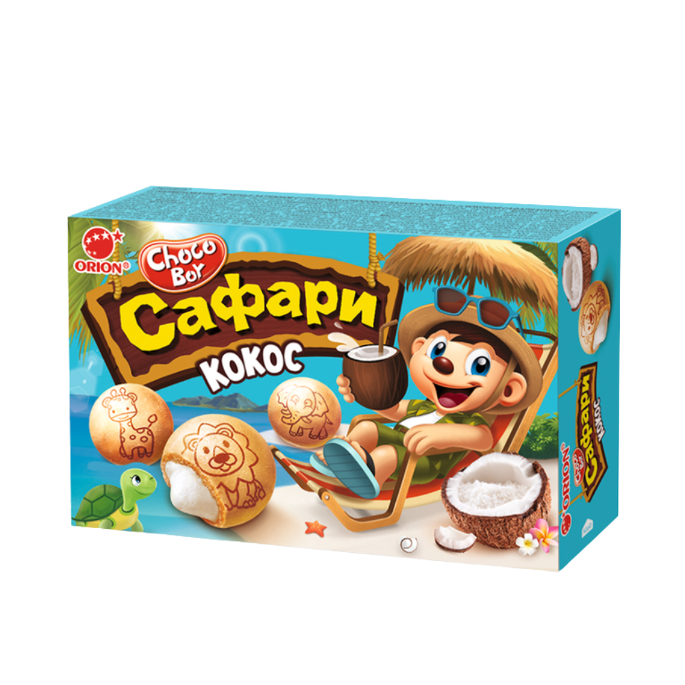 Печенье затяжное Choco-Boy кокос 45 гр