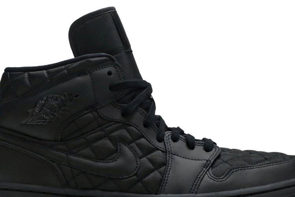 Кроссовки Jordan Air Jordan 1 Mid Se "Black Quilted" (Женская размерная сетка)