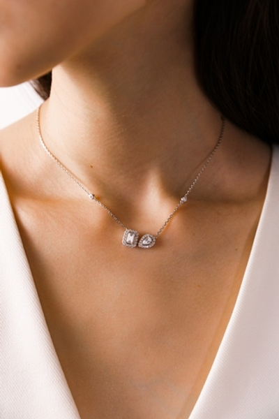 Колье ассиметричное "Сияние"