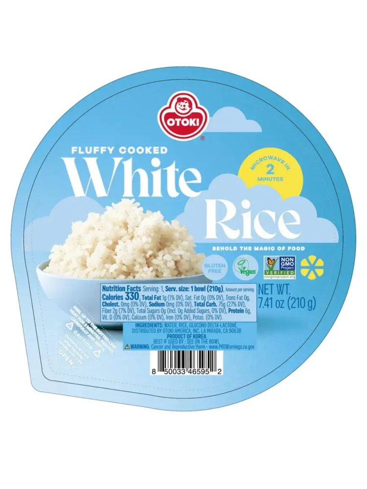 Рис корейский готовый Оттоги Fluffy cooked rice 210 г x 2 шт