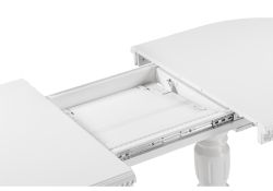 Деревянный стол Эритрин 140(180)х80х77 белый / белый