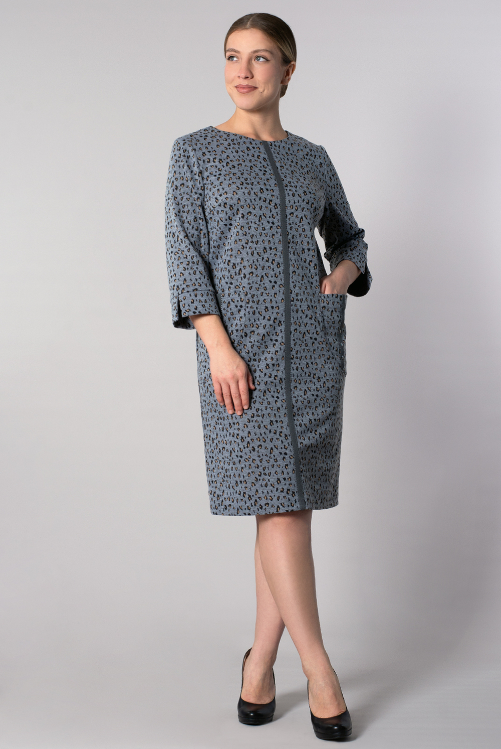 Платье женское 2715АПВ, Леопард #225Лел052715АПВ