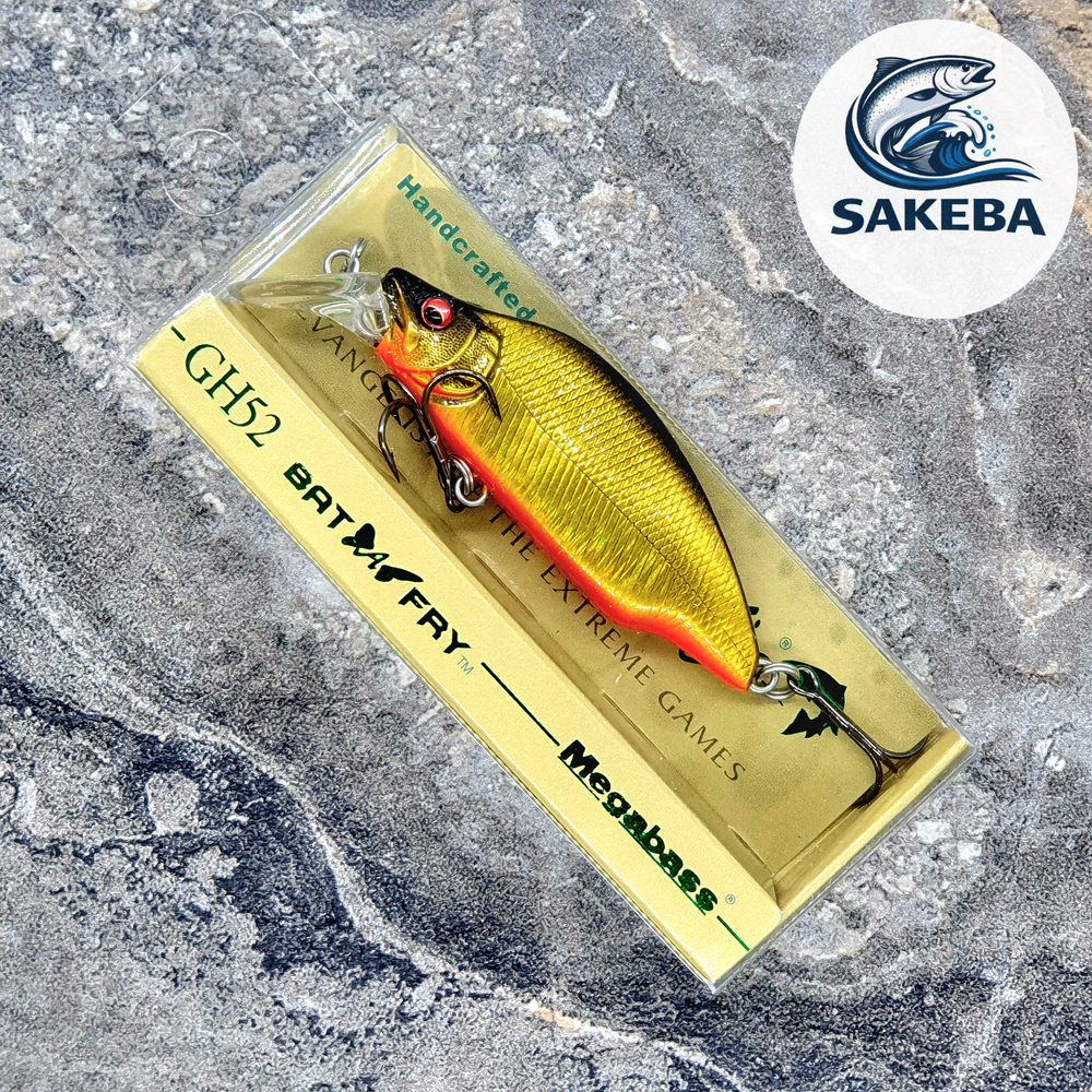 Воблер MEGABASS GREAT HUNTING BAT-A-FRY 52FS 52MM 8.5G #09 GC KINKURO