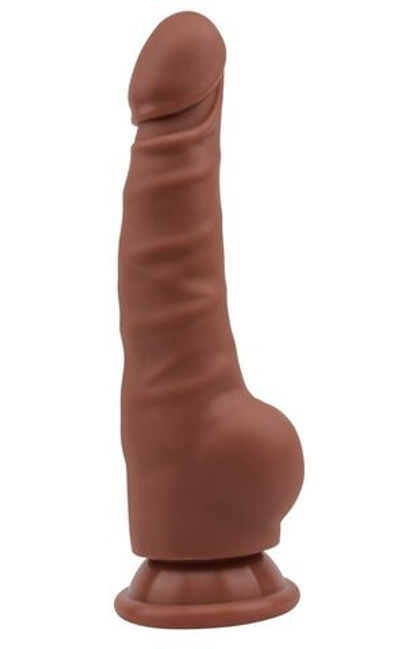 Коричневый фаллоимитатор Sailor - 22,5 см. (Цвет: коричневый)