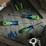 Набор отверток, CrV, трехкомпонентные рукоятки, 6 предметов Сибртех