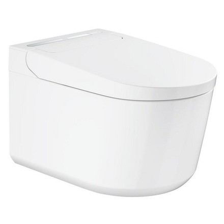 Унитаз-биде GROHE Sensia Pro Smart Toilet для скрытых сливных бачков, подвесной, альпин-белый (36508SH0)