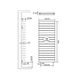 Радиатор Royal Thermo PianoForte Tower Silver Satin