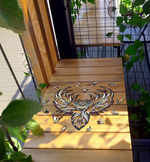 Деревянный, фигурный пазл EWA Мудрая Сова S 21x22 см