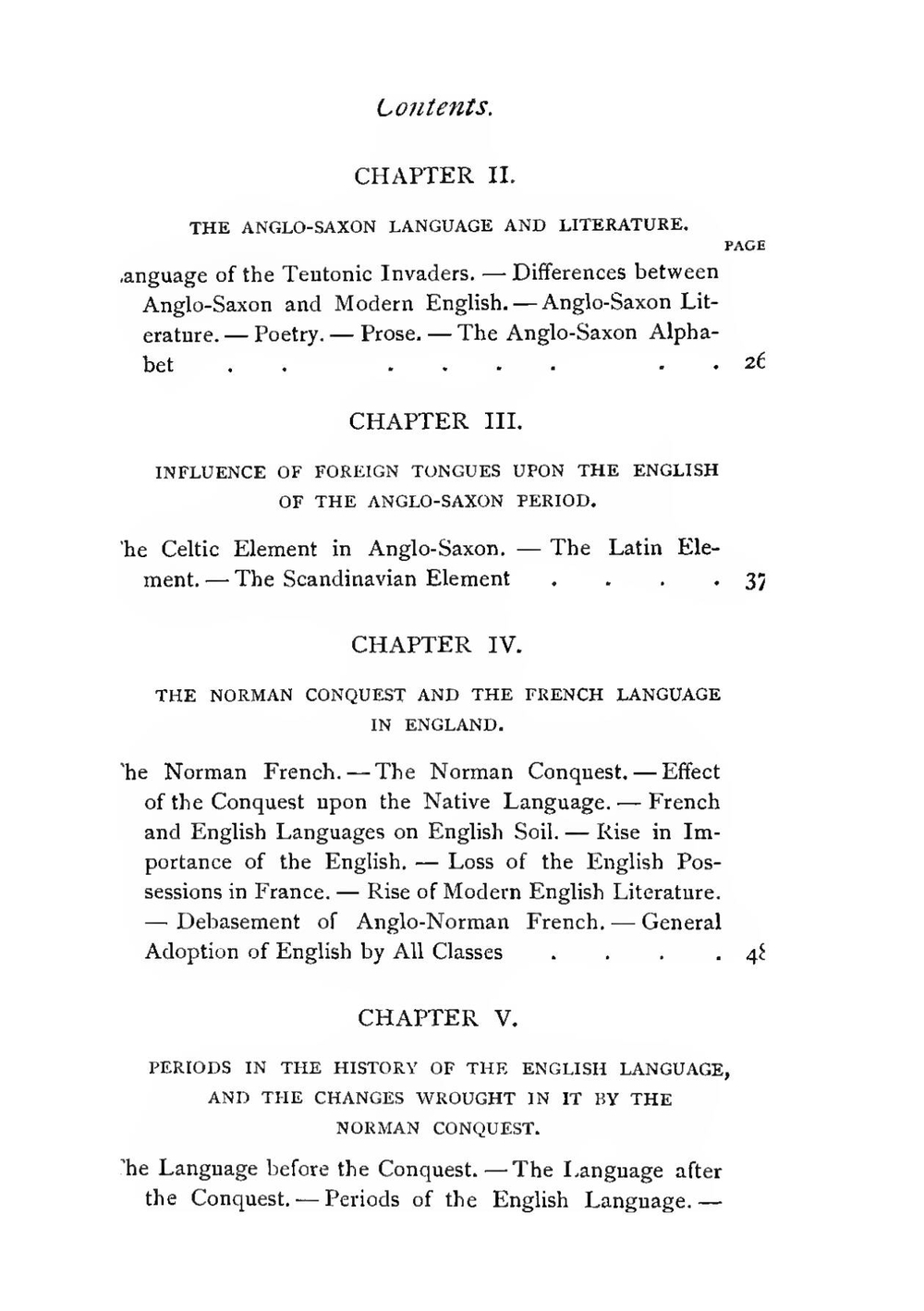 History Of The English Language | Lounsbury Thomas Raynesford