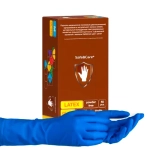 Перчатки Safe&Care-HIGH RISK DL 214 повышенной прочности размер L латексные смотровые нестерильные неопудренные 25 пар