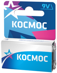 Батарейка Крона солевая 6F22 Космос