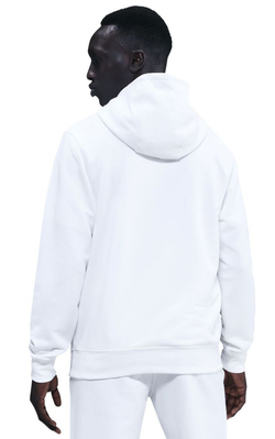 Мужская теннисная кофта Nike Court Heritage French Terry Tennis Pullover - white/black