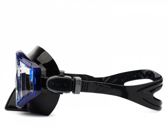 Набор маска+трубка в сумке Sargan Панорама-М черный/темно-синий