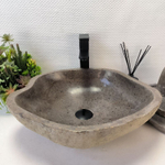 Раковина из речного камня RS-63454 (49*43*15) 0122