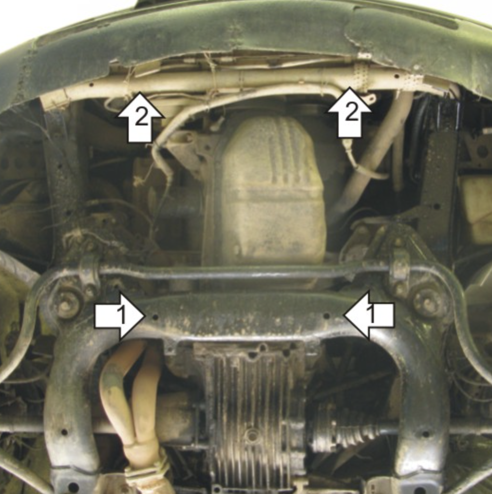 Защита MOTODOR для Audi 100,A6 70106