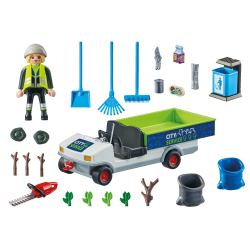 Playmobil - City Action Уборка города с помощью электромобиля 71433 / артикул   71433  / GTIN 4008789714336