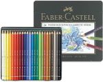 Карандаши цветные акварельные художественные FABER-CASTELL "Albrecht Durer", 24 цвета, металлическая коробка, 117524