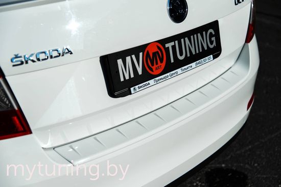 Защитная накладка заднего бампера для Skoda Octavia A7 III