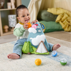 Fisher Price JLB88 — Развивающая горка Fisher-Price Лесные друзья с шариками — фото 4