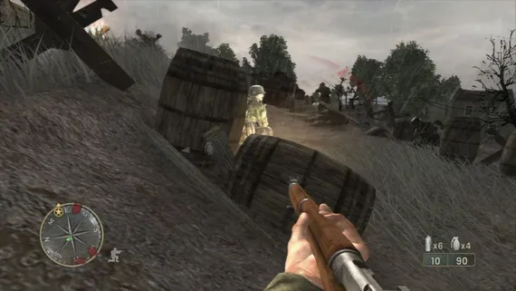 PS3 Call of Duty 3 (Б/У, Английская версия, BLES-00016)