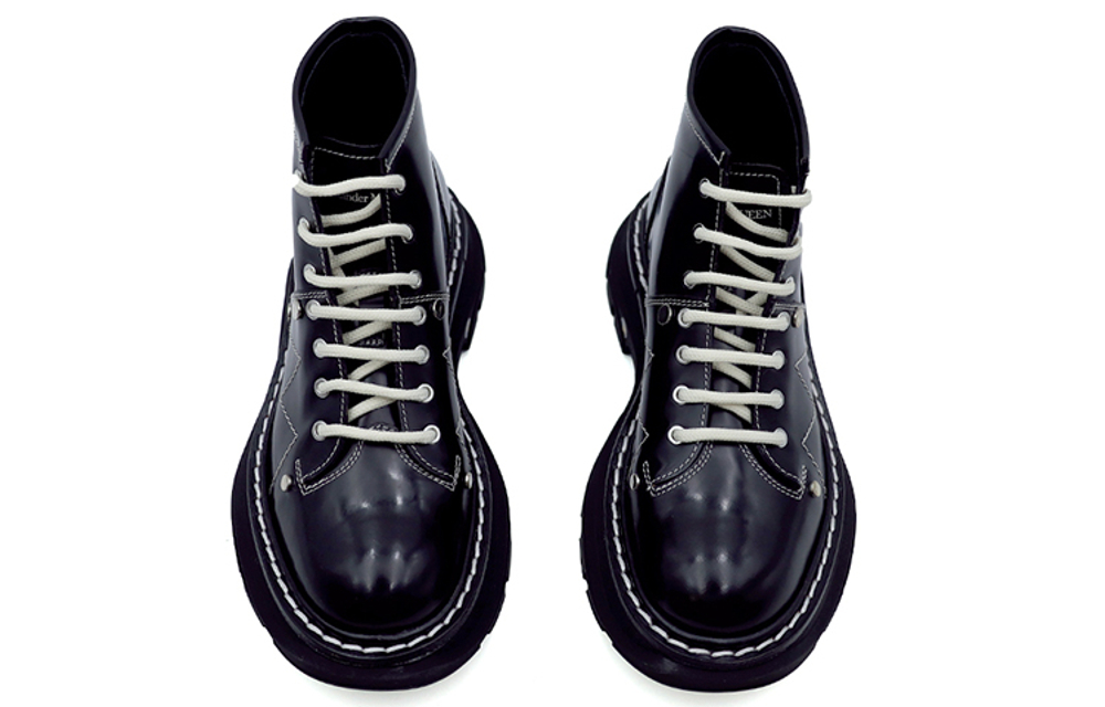 Alexander McQueen Tread Lace-up Boots