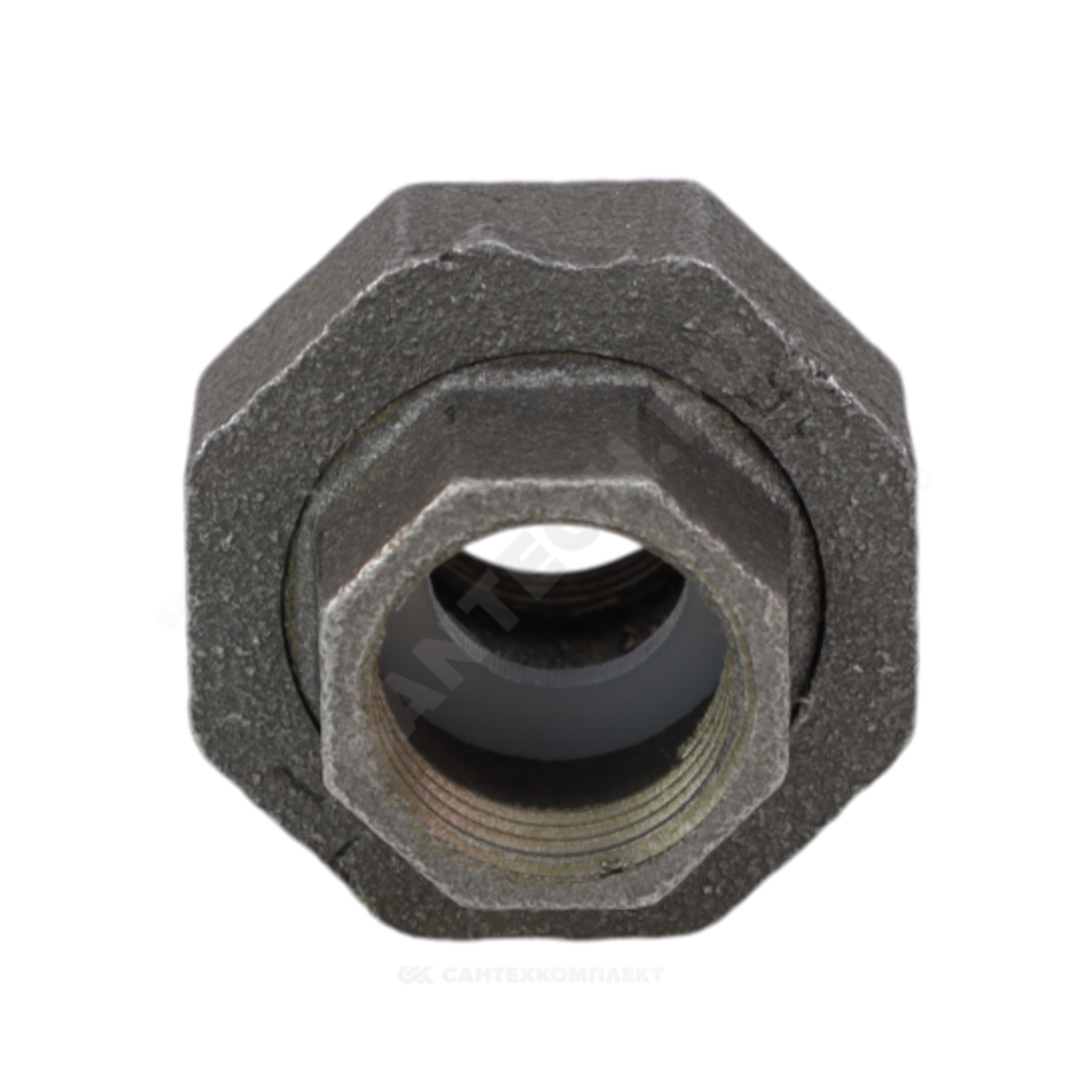 Соединитель прямой американка чугун Ду 20 (3/4") ВР/ВР Fittex