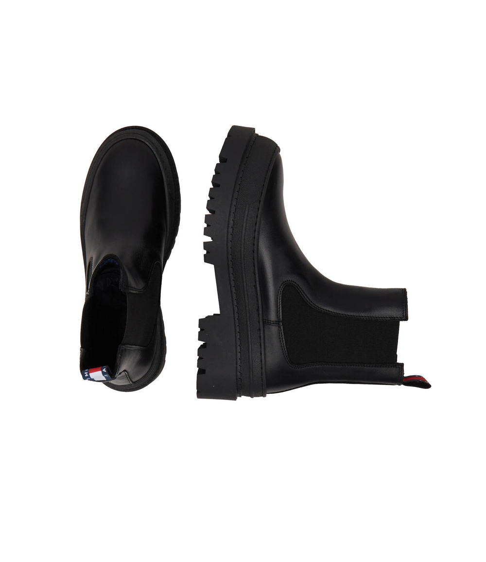 Кожаные челси tjw chelsea foxing Tommy Jeans - черный(EN0EN02289)
