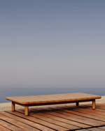 Журнальный столик Turqueta из массива тикового дерева, 140 x 70 см