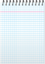 Блокнот PROSTO БЛОКНОТ в клетку, А6+ вертикальный 50 листов (бумага 2 сорт)