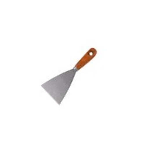 Шпатель малярный стальной   60мм  дерев.ручка Т4Р (Лакра) 1201060