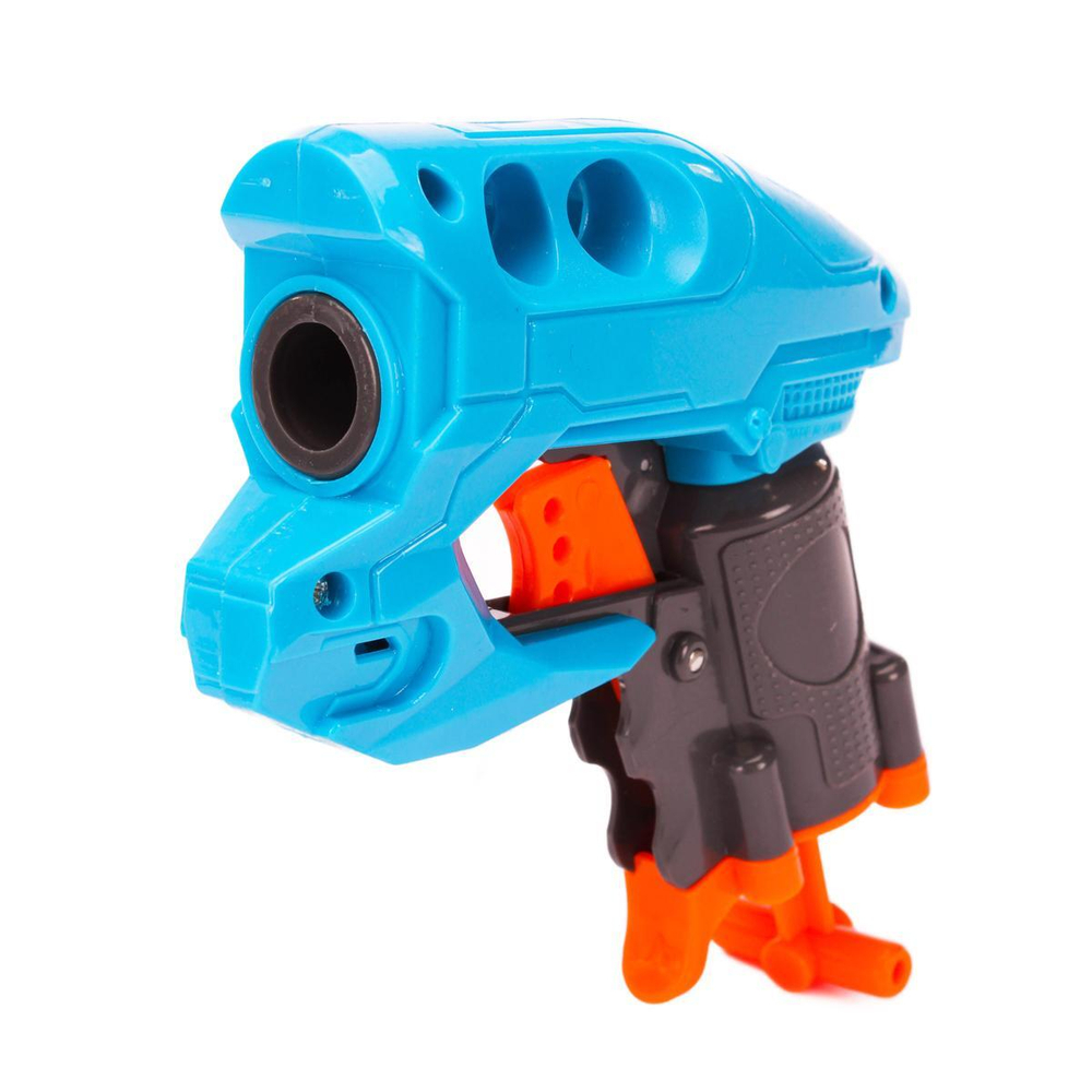 Пистолет с мягк.пулями, коробка 6012