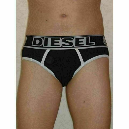 Мужские трусы брифы черные Diesel Indian Black Brief DIS0088