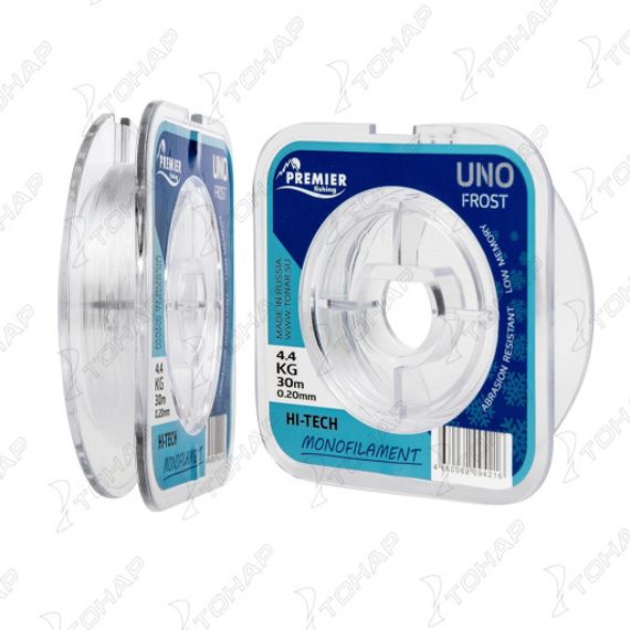 Леска UNO FROST 0,20mm/30m Clear Nylon PREMIER fishing (PR-UF-T-020-30)