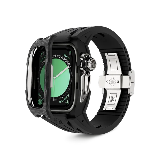 Корпус для Apple Watch RSCIII46 - Silver Carbon