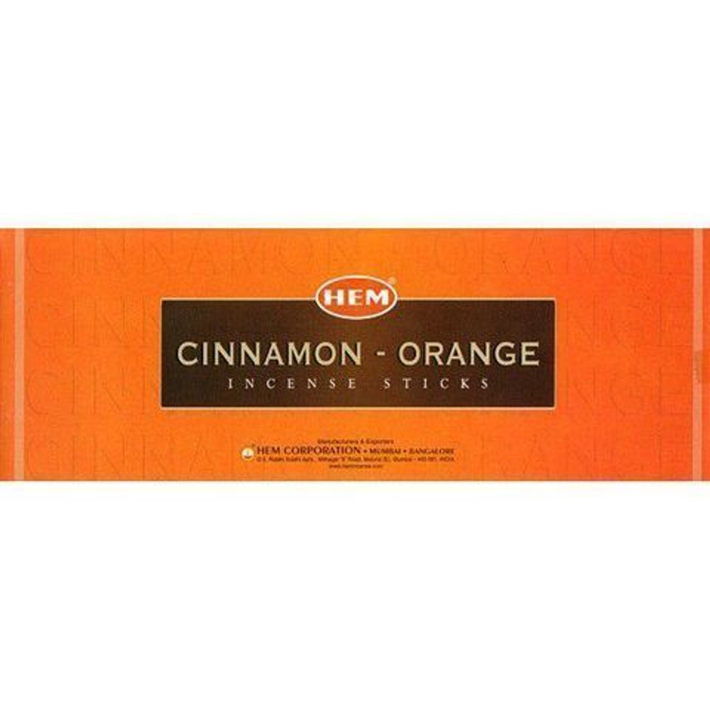 HEM Cinnamon Orange четырехгранник Благовоние Корица Апельсин