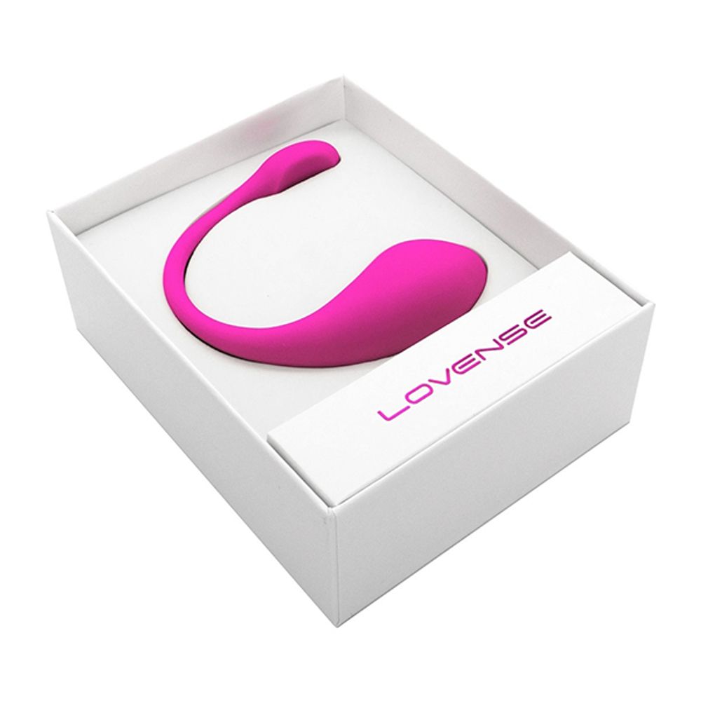 Розовое силиконовое виброяйцо 18см с управлением через приложение Lovense Lush 2 Smart Vibrating Egg Pink LE-03