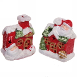 Фигурка с подсветкой Miracle «Зимний домик» 8,5*7,5 см