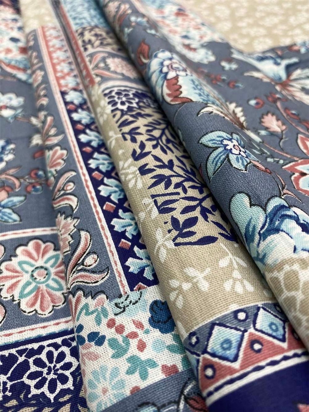 Пододеяльник перкаль Сказка "Лоскутная мозаика" 1,5-спальный на молнии 145x215 см