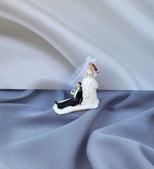 Свадебные фигурки "Жених и невеста" на торт