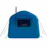 Баня пневмокаркасная 2,4×2,4×2,2 м, из ПВХ, синяя