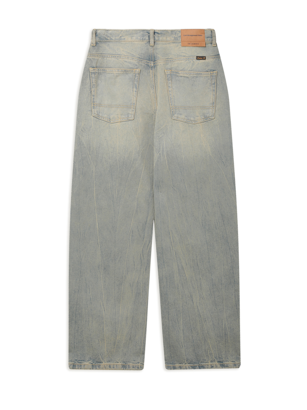 Мужские Джинсы Washed Stitch
