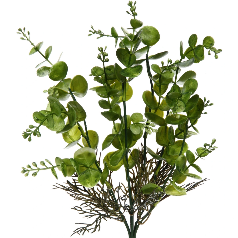 Искусственные цветы «Волшебство трав» 35см Эвкалипт темно-зеленый