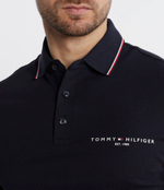 Поло TIPPED PLACE L/S Tommy Hilfiger - темно-синий(MW0MW33217)