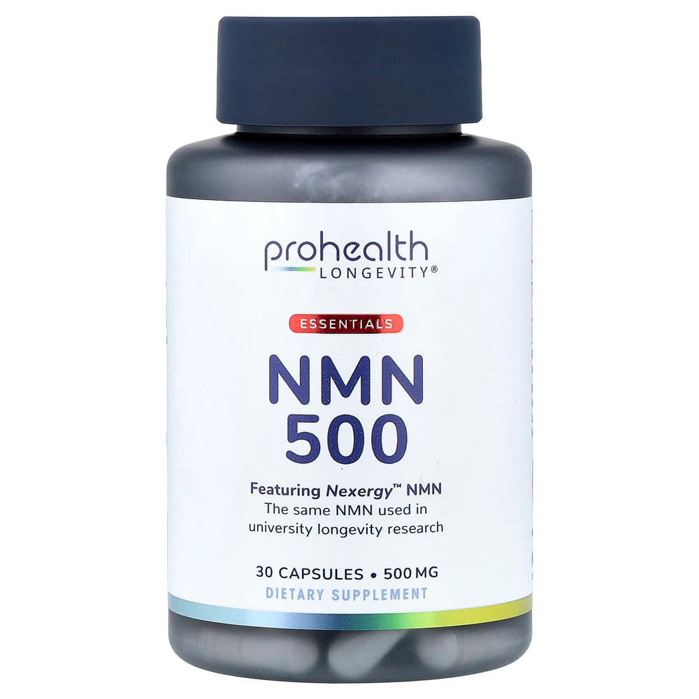 ProHealth Longevity, Essentials, NMN 500, 500 мг, 30 капсул