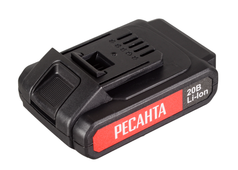 Дрель-шуруповерт аккумуляторная Ресанта ДА-20-2ЛК-Б (2,0 А/ч) (бесщеточный двигатель)