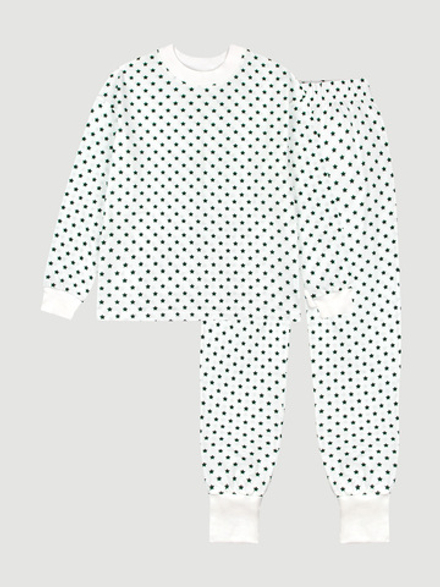 Пижама женская Mjölk Green Stars