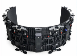 Cabinet 500×500 мм Outdoor гнущийся фиксирующийся — гибкий прокатный кабинет LED экрана IP65 с arc lock